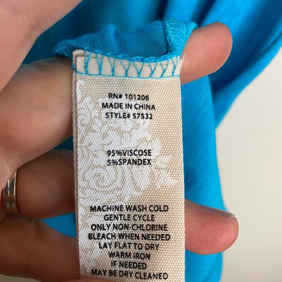 Soft Surroundings Women's Top The Perfect A Line Top Swing Tunic Plus Size 1X - Picture 5 of 8